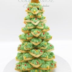 Sapin de Noël en biscuits {8 parts}