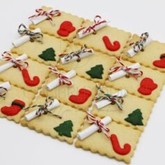 Biscuit message du Père Noël