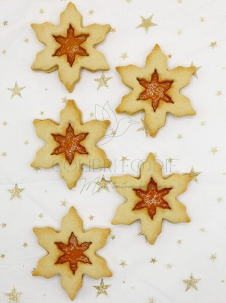 Sablés flocons à la confiture