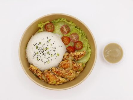 poulet-karaage-riz-crudites