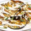 Salade d&rsquo;aubergines au yaourt et sauce tahiné